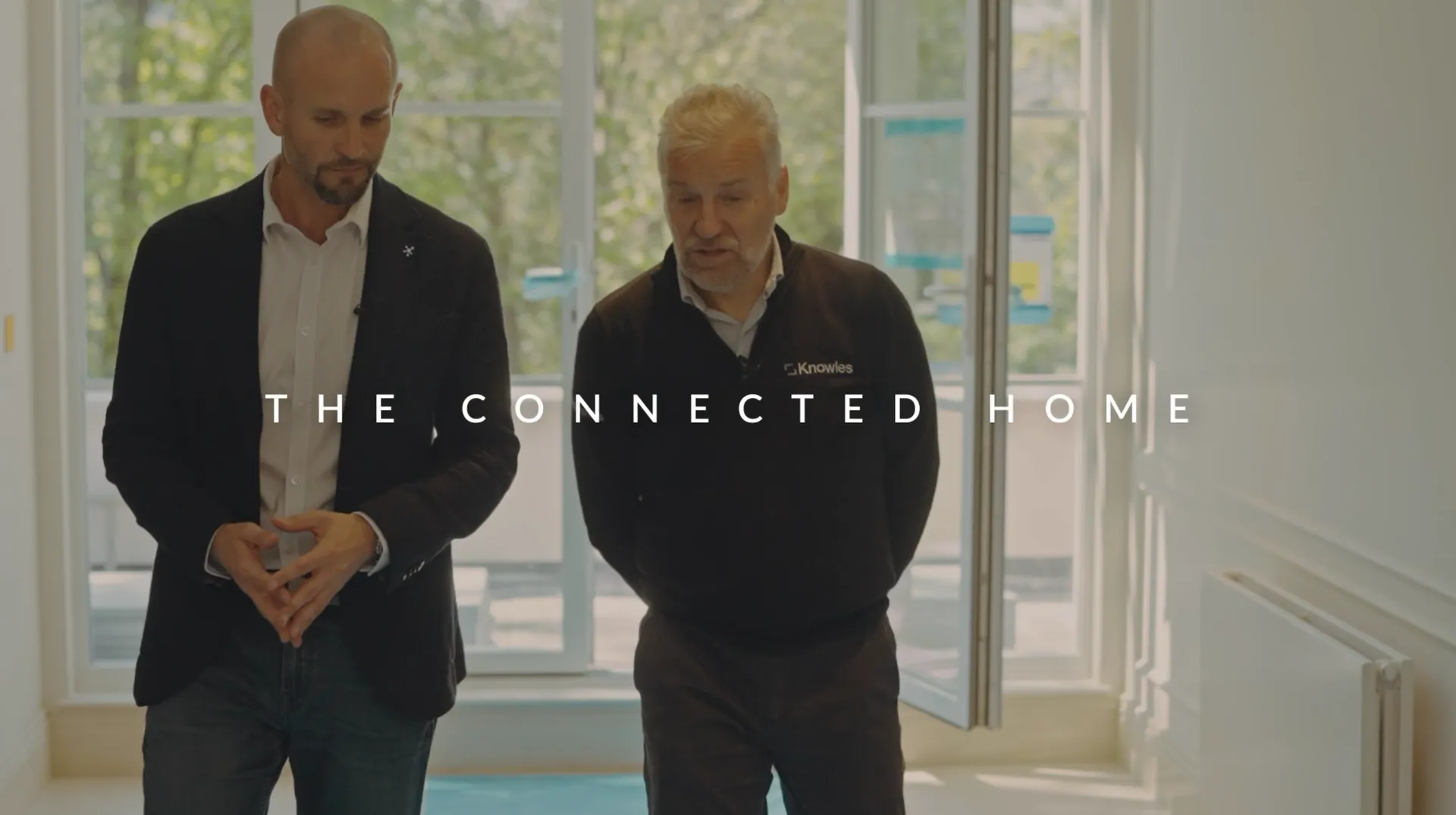 Chris and Mark, The Connected Home title slide